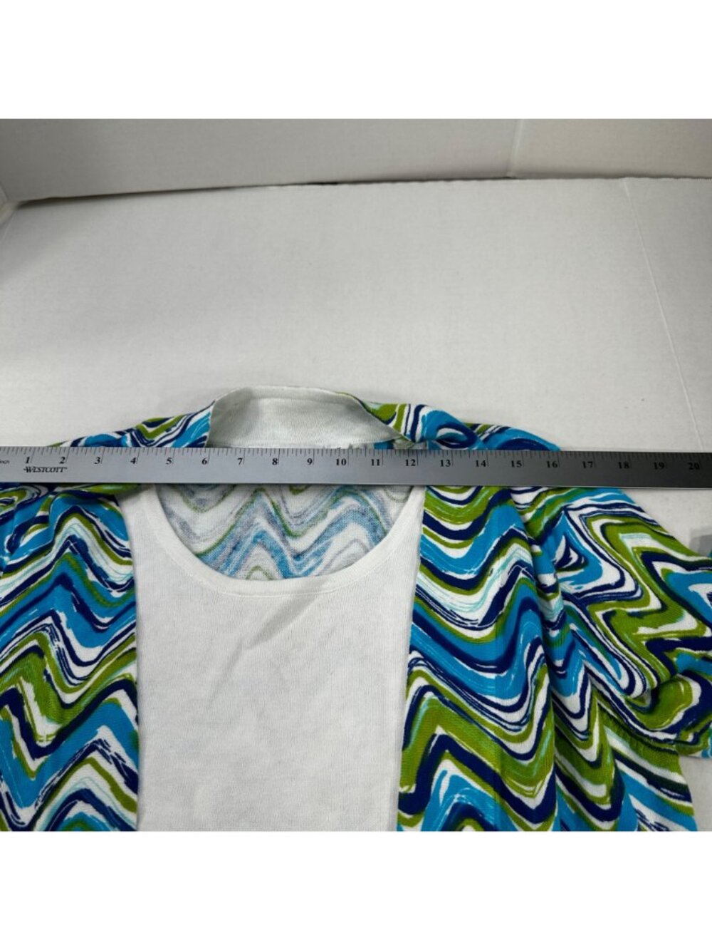 Breckenridge Women's Size Medium Blouse Long Sleeve Attached Shirt Preowned - Picture 9 of 13